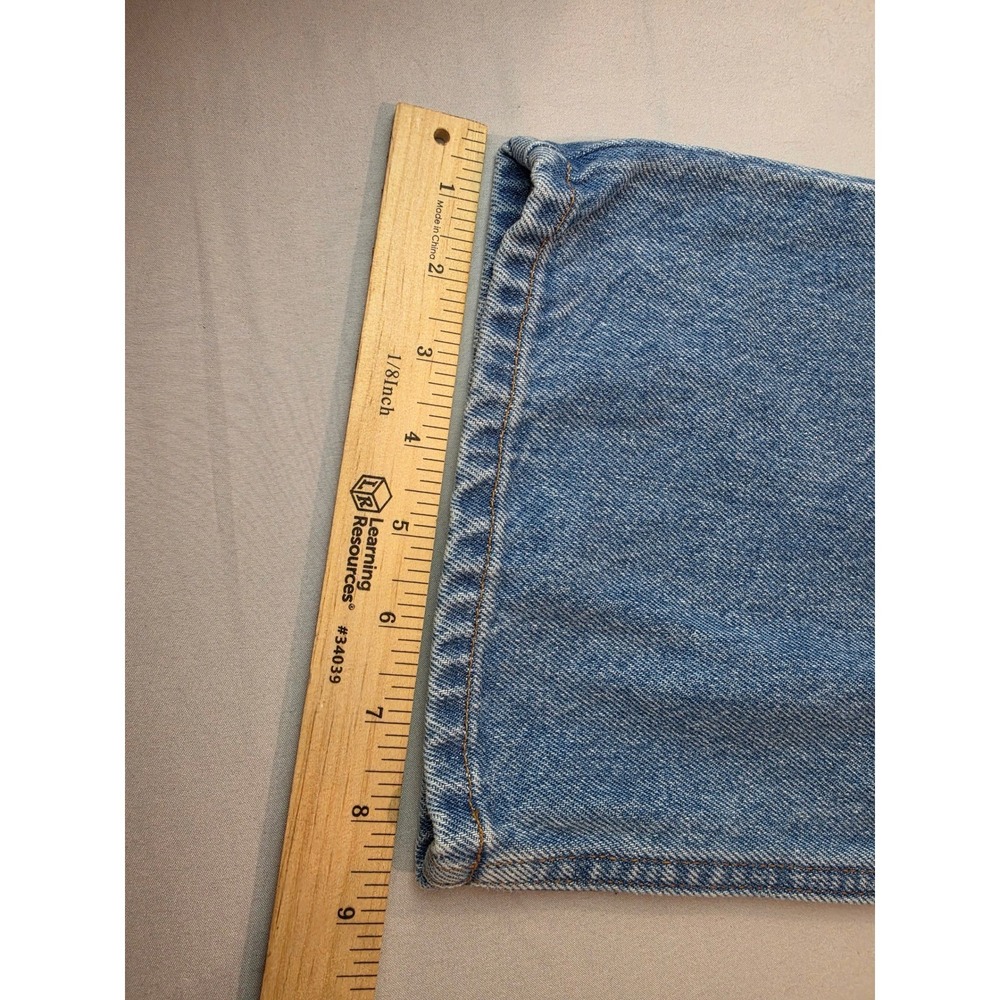 LL Bean Double L Relaxed Fit Jeans Mens 42x28 Faded Denim Blue 134770 NWT - Picture 7 of 8